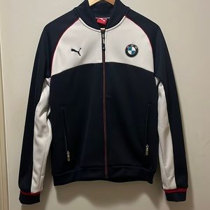 Puma BMW Motorsport Full zip Jacket| Small| Navy Blue & White